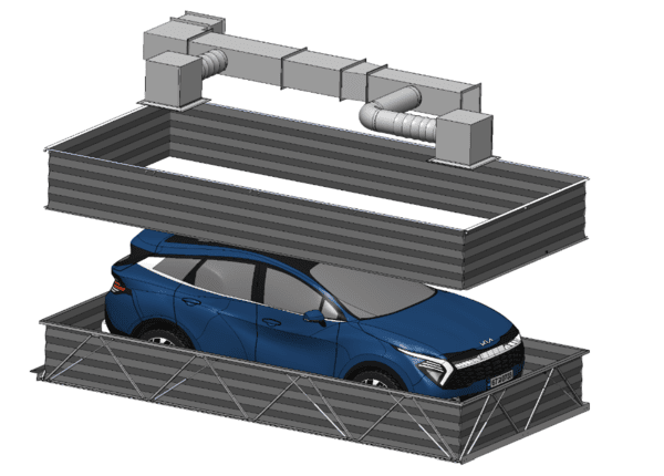 전기차용 화재진압시스템 / 이미지=케이엔알시스템