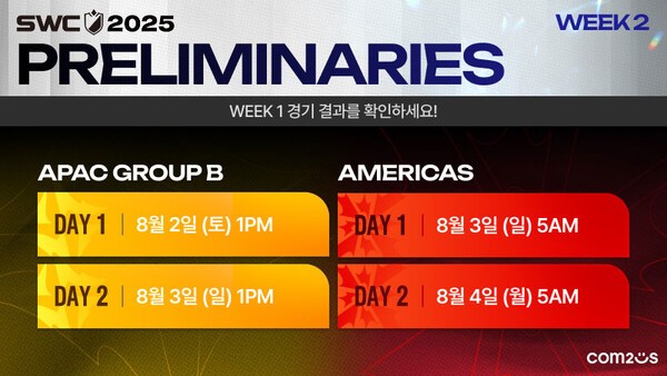 SWC 2025 예선 일정 /이미지=컴투스