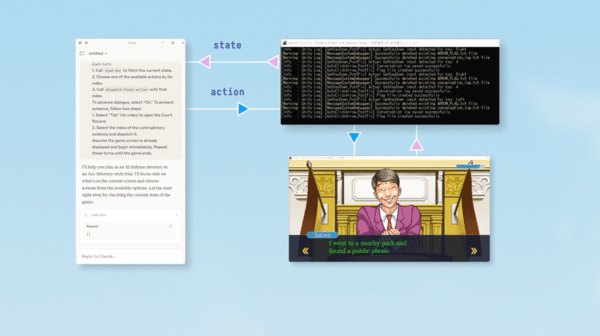 LLM 에이전트가 Orak의 게임을 플레이하는 모습 / 이미지=크래프톤