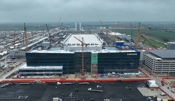 미국 텍사스주 테일러시에 건설 중인 삼성전자 반도체 공장 전경. / 사진=삼성전자