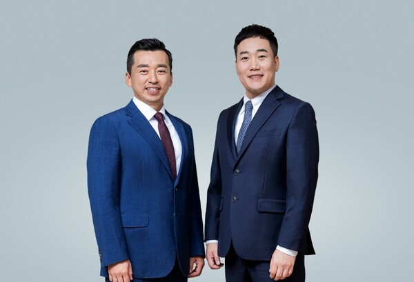 왼쪽부터 곽도연, 김철환 신임 공동 대표이사 / 사진=바디프랜드