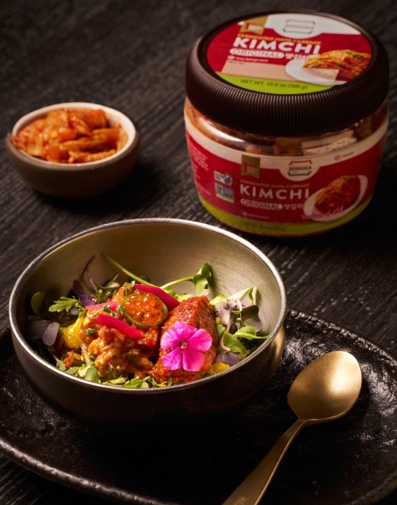 꼬치 종가 김치 비빔밥