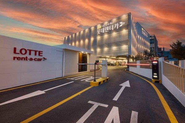 롯데렌터카 서울역 지점 전경. / 사진=롯데렌탈