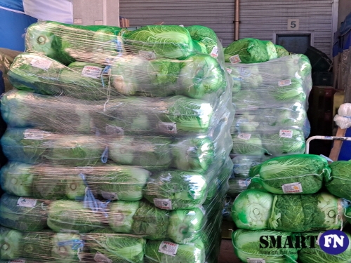 도매시장에서 출하 되는 배추 / 사진=박용태 기자