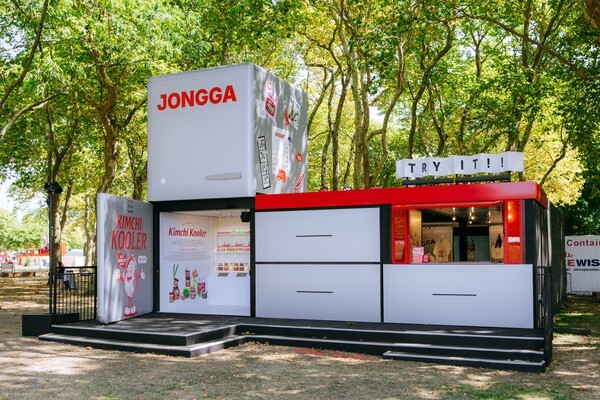 런던 대표 뮤직 페스티벌 ‘APE 2025’ 종가 브랜드 부스 외관 전경. / 사진=대상