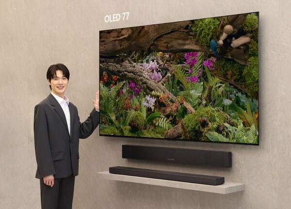 삼성 '언박스&디스커버 2025'에서 공개된 OLED TV / 사진=삼성전자