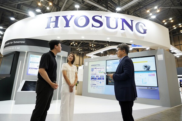 효성중공업이 2025 기후산업국제박람회(WCE)에 참가해 HVDC·AI 등 차세대 전력망 청사진을 제시했다. /사진=효성중공업