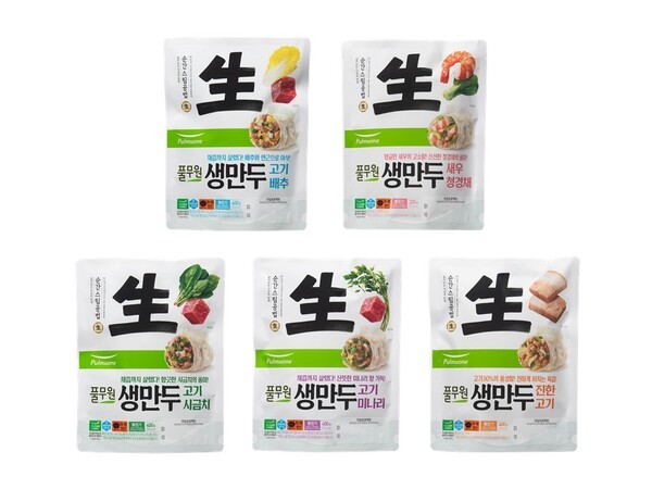 풀무원 생만두 5종 이미지./사진=풀무원