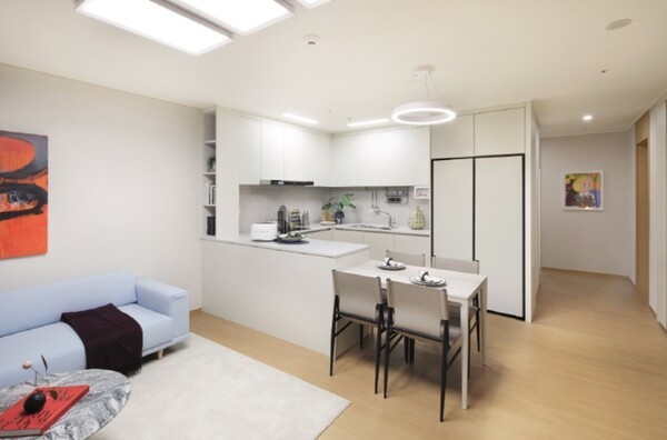 '대전 관평 예미지 어반코어' 81AT1 주방./사진=금성백조   