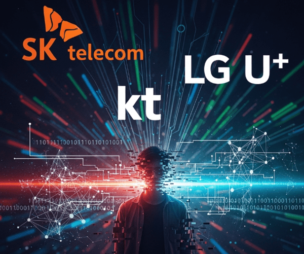 SK텔레콤, KT, LG유플러스 등 이동통신 3사 모두 최근 해킹 사태로 주목받고 있다. /이미지=구글 제미나이 생성