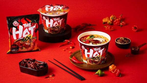 오뚜기 더핫 열라면 용기면 연출컷./사진=오뚜기