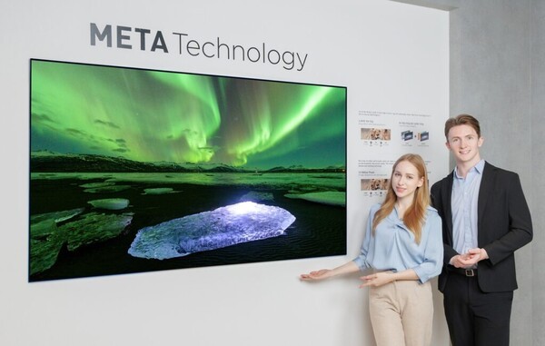 META 테크놀로지(MLA 적용)로 대형 OLED TV/사진=LG디스플레이