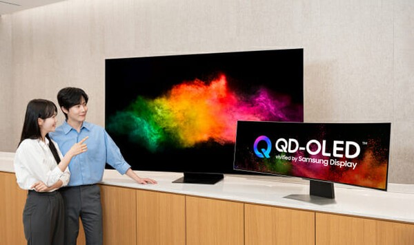  QD-OLED 제품/사진=삼성디스플레이