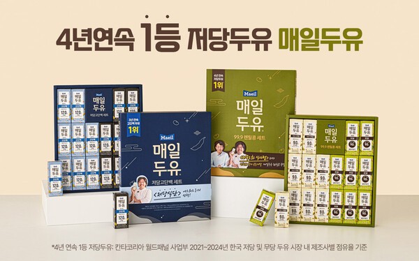 매일두유 추석 선물세트 이미지./사진=매일유업