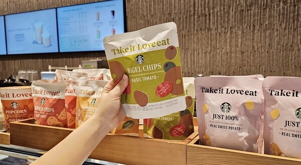 스타벅스 스낵 브랜드 'Take it Love eat' /사진=스타벅스