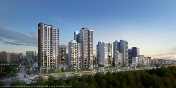 힐스테이트 이수역센트럴 투시도./사진=현대건설