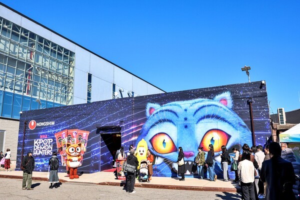 농심 미국 뉴욕 KOOM 2025 플래그십 부스 이미지