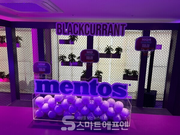 4층에서는 멘토스 신제품 감성을 담은 미션 3가지를 수행할 수 있다./사진=김선주 기자 