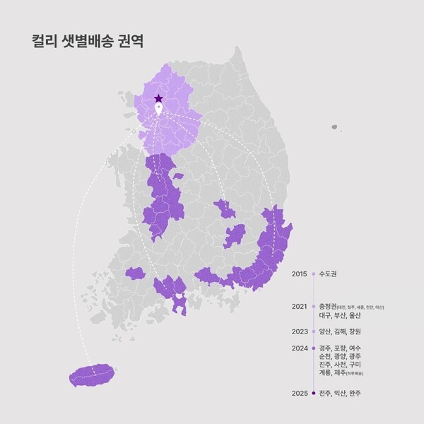 컬리, ‘전주·완주·익산’ 샛별배송 확장…호남권 경쟁력 강화 