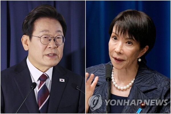 이재명 대통령(왼쪽)과 다카이치 사나에 일본 총리./사진=연합뉴스