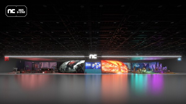 엔씨소프트 지스타 2025 부스 조감도 /이미지=엔씨소프트