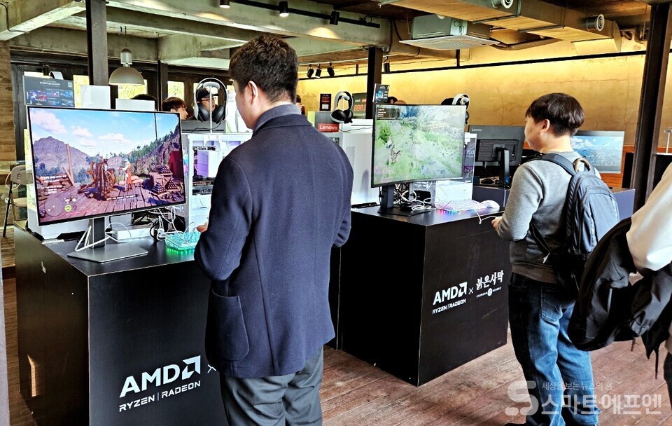 AMD X 붉은사막 팝업스토어/사진=양대규 기자