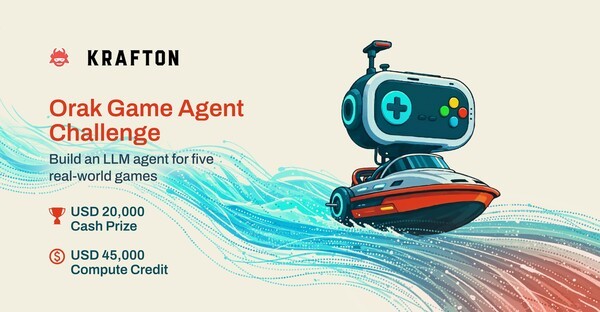 크래프톤, AI 게임 실력 평가 ‘Orak 챌린지’ 글로벌 개최