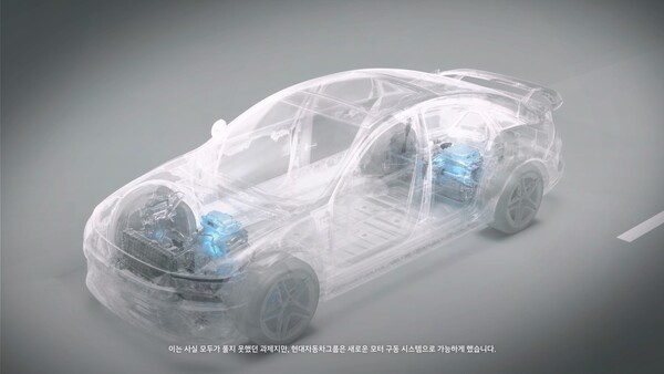 현대차∙기아, ‘2-스테이지 모터시스템’ 기술 영상을 공개했다. /사진=현대차·기아