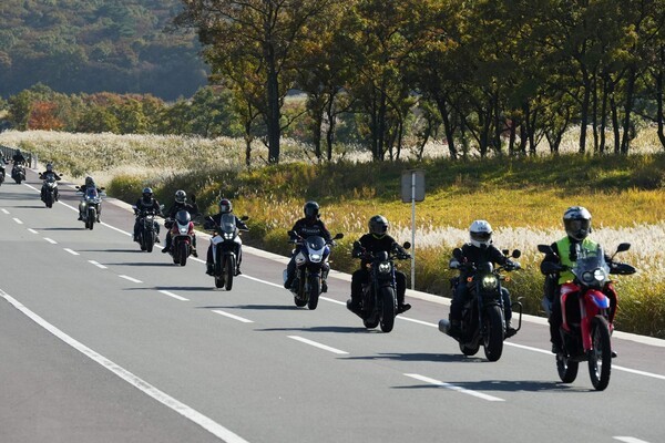 참가자들은 후쿠오카–아소–시모노세키 구간을 주행하며 선호 모델로 라이딩을 체험했다. /사진=혼다코리아