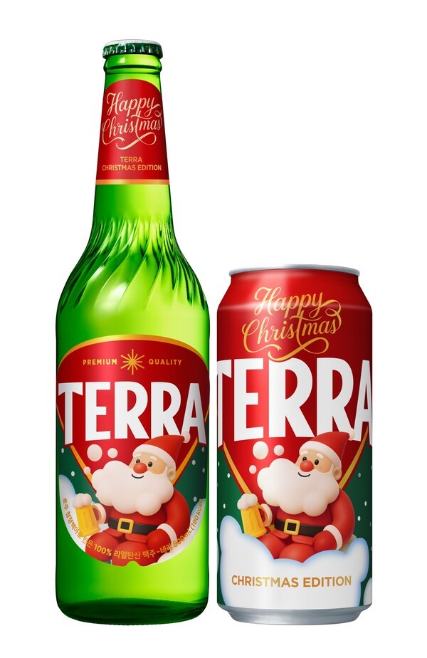 테라 크리스마스 에디션 제품 이미지./사진=하이트진로