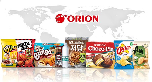 오리온 글로벌 대표 제품 이미지./사진=오리온