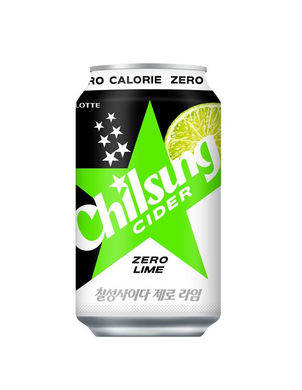 칠성사이다 제로 라임 355ml 캔./사진=롯데칠성음료