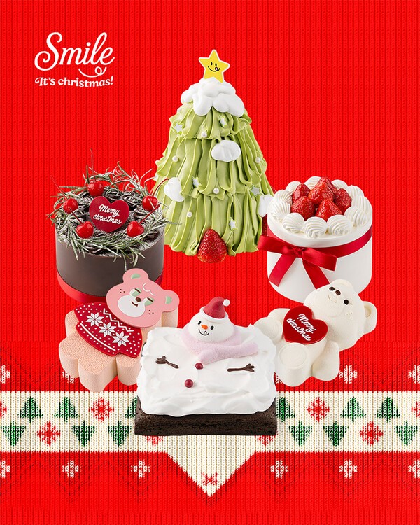 노티드 크리스마스 홀리데이 케이크 6종./사진=노티드