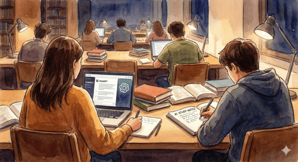 챗GPT를 이용해 부정 시험을 치는 모습/이미지=구글 제미나이 생성