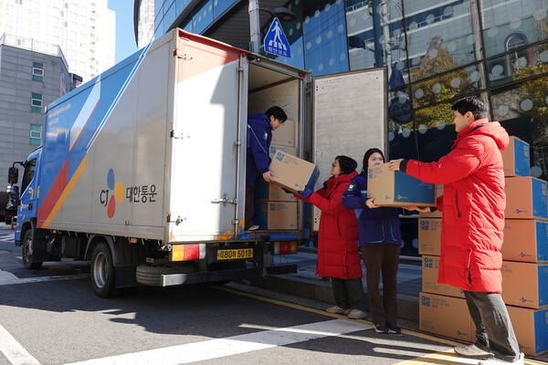 집화된 물품은 전국 17개 시·도 350여개 거점에 전달됐다. /사진=CJ대한통운