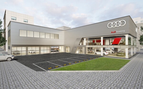 아우디 수성 서비스센터는 3개의 워크베이를 갖춰 하루 최대 15대의 차량을 정비할 수 있다. /사진=아우디코리아