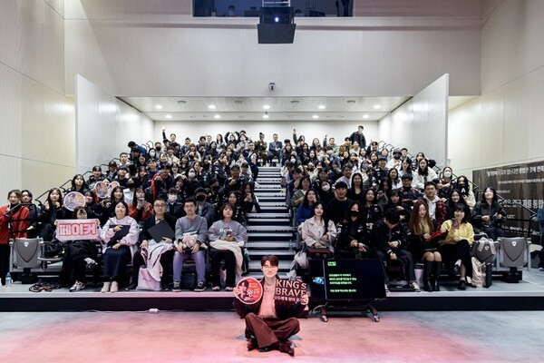 ‘왕뚜껑’ 브랜드 모델 ‘페이커의 킹스브레이브 토크콘서트’ 모습./사진=팔도
