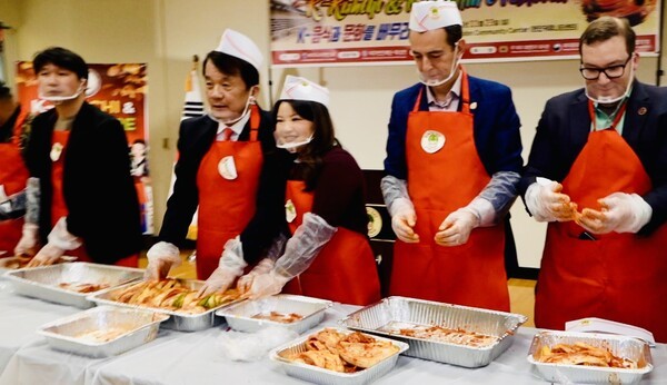 미국 버지니아주 김치의 날 행사./사진=CJ제일제당