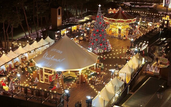 잠실 롯데타운 크리스마스 마켓./사진=롯데백화점