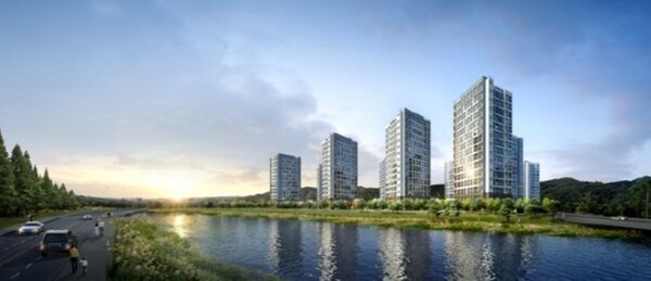 판교밸리제일풍경채 투시도